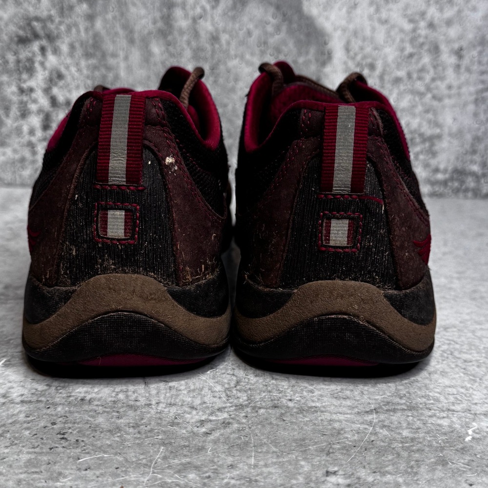 Dansko Brown Burgundy Suede Sabrina Lace Up Walking Shoes Sneakers Womens 39 - Picture 6 of 12